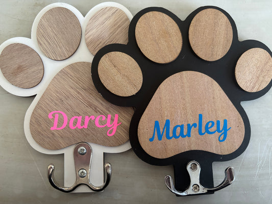 personalised dog lead hook