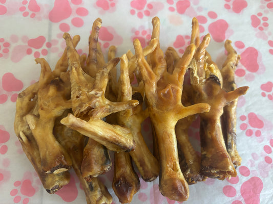 200g chicken feet natural dog and puppy treat