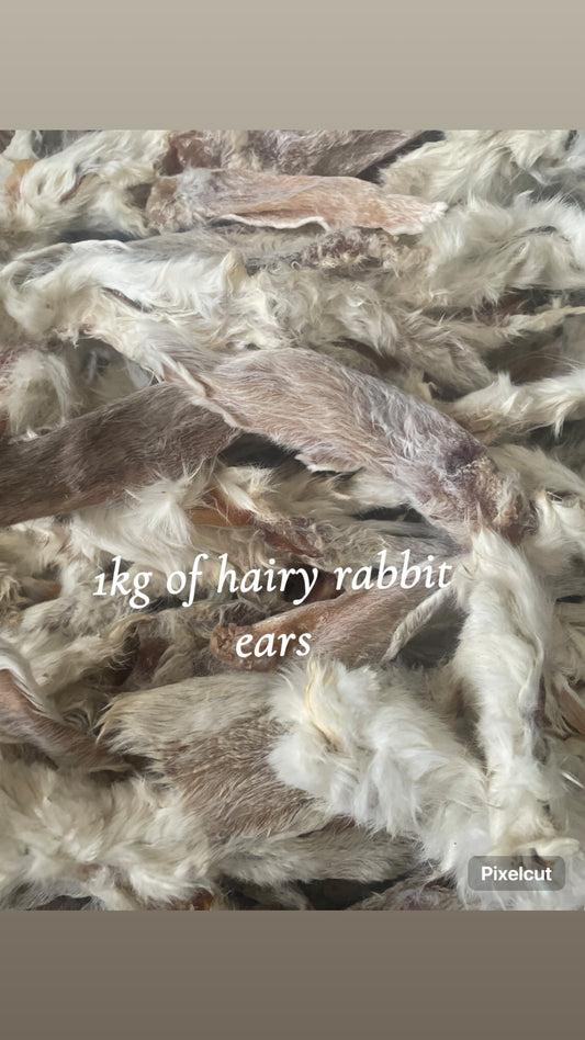 1 kg hairy rabbit ears