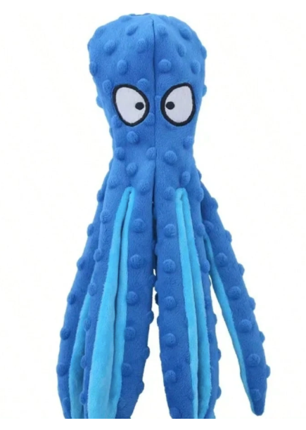 no stuffing dog toy octopus